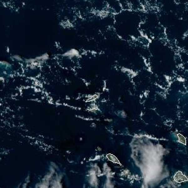 météo tropicale : Image satellite .