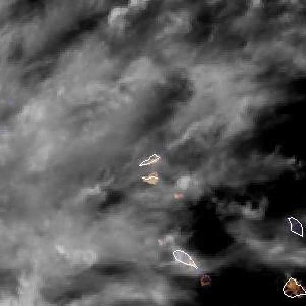 météo tropicale : Image satellite .
