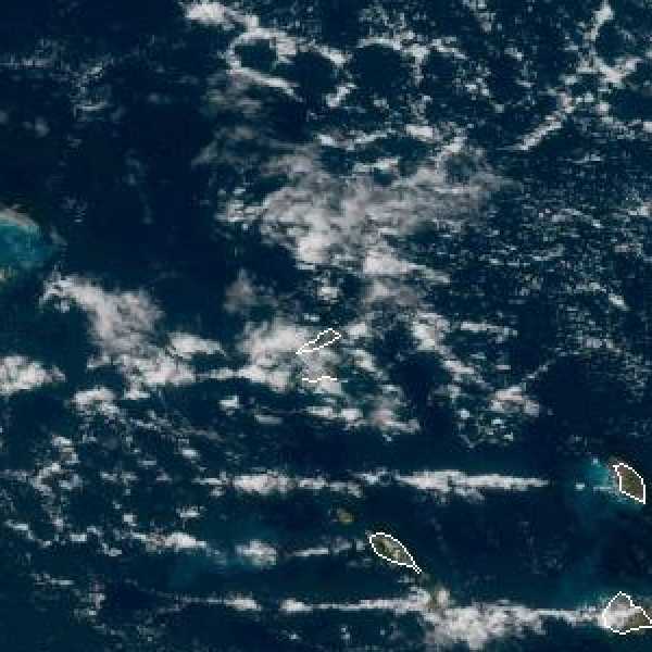 météo tropicale : Image satellite .