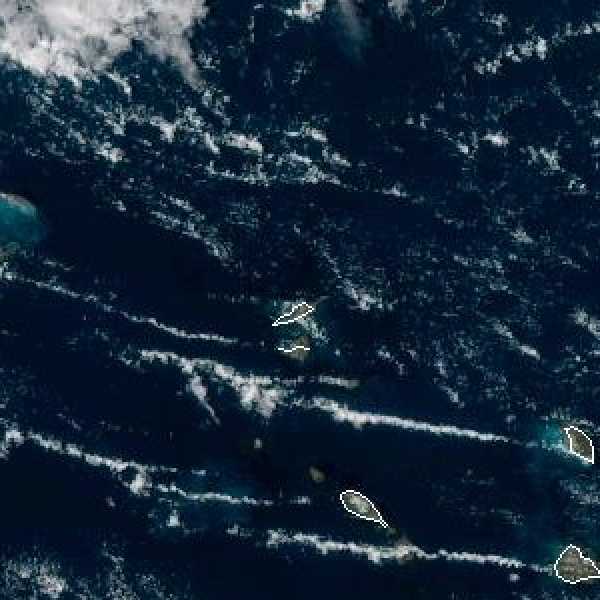 météo tropicale : Image satellite .