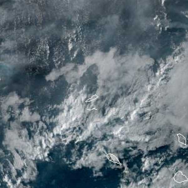 météo tropicale : Image satellite .