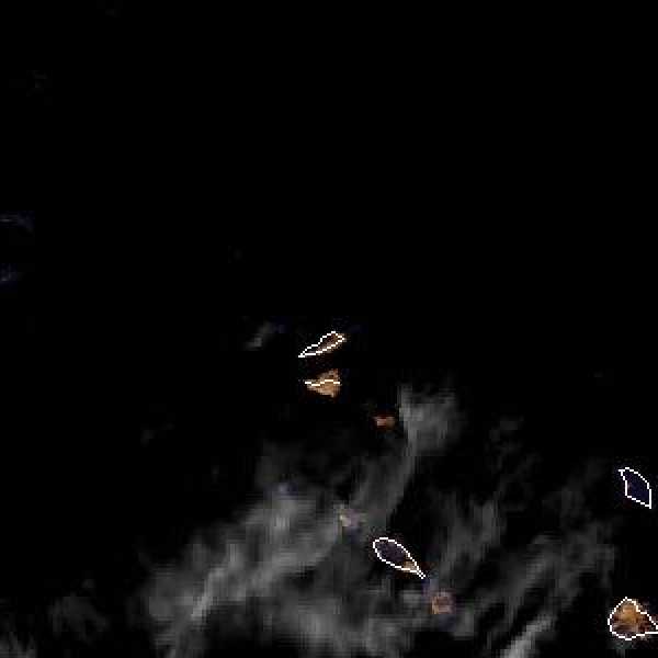 météo tropicale : Image satellite .