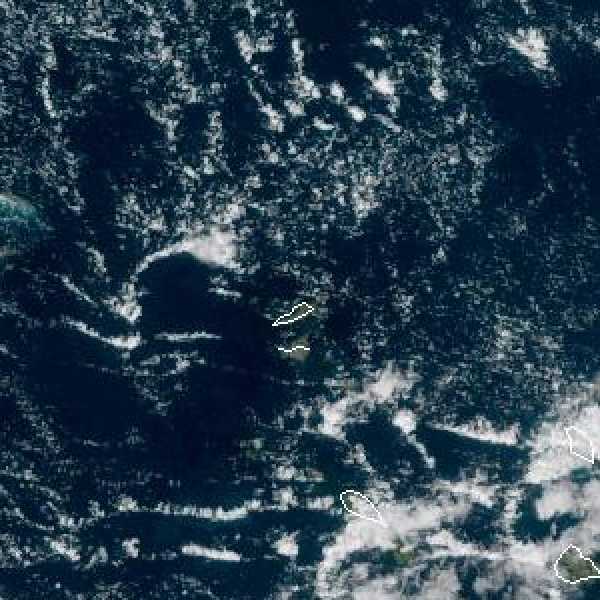 météo tropicale : Image satellite .