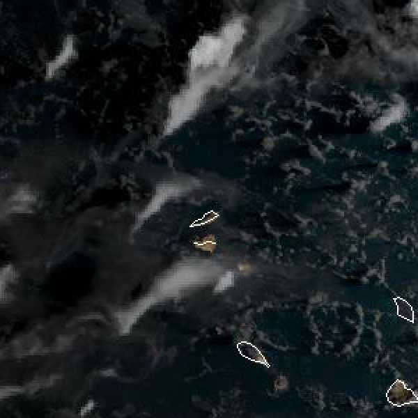 météo tropicale : Image satellite .
