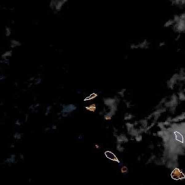 météo tropicale : Image satellite .