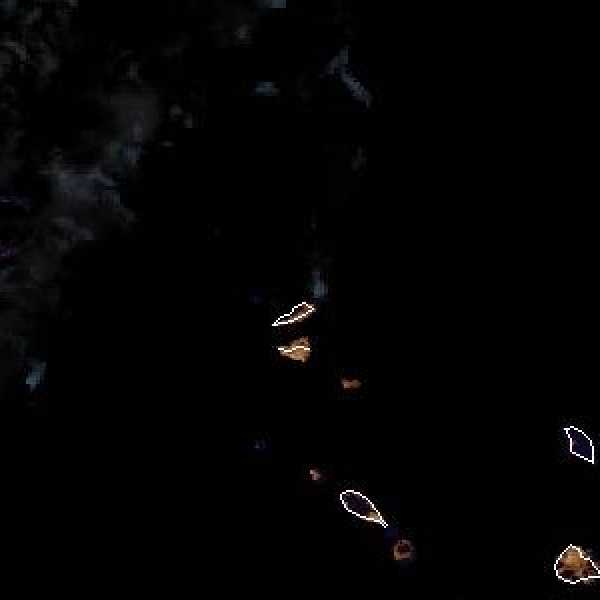 météo tropicale : Image satellite .