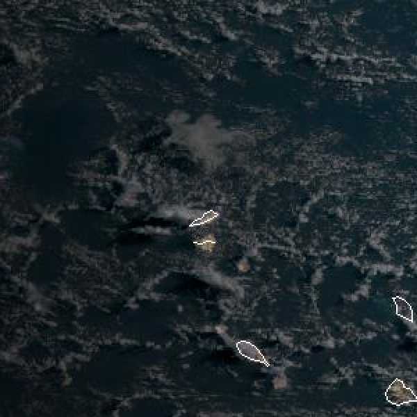 météo tropicale : Image satellite .