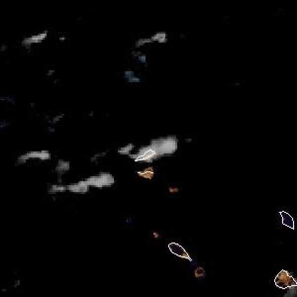 météo tropicale : Image satellite .
