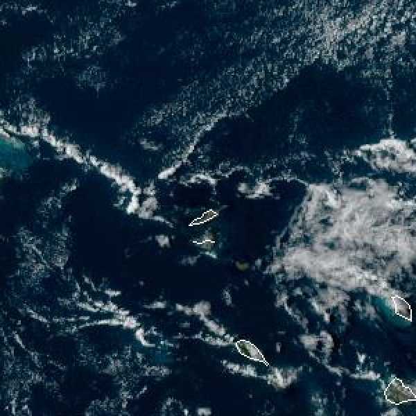 météo tropicale : Image satellite .