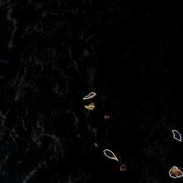 météo tropicale : Image satellite .