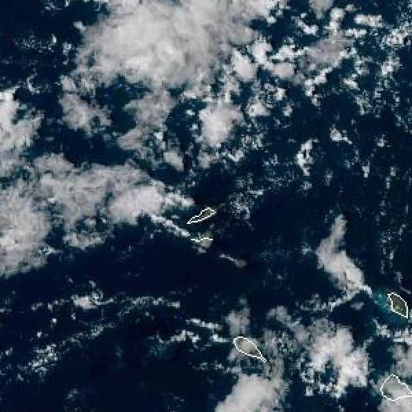 météo tropicale : Image satellite .