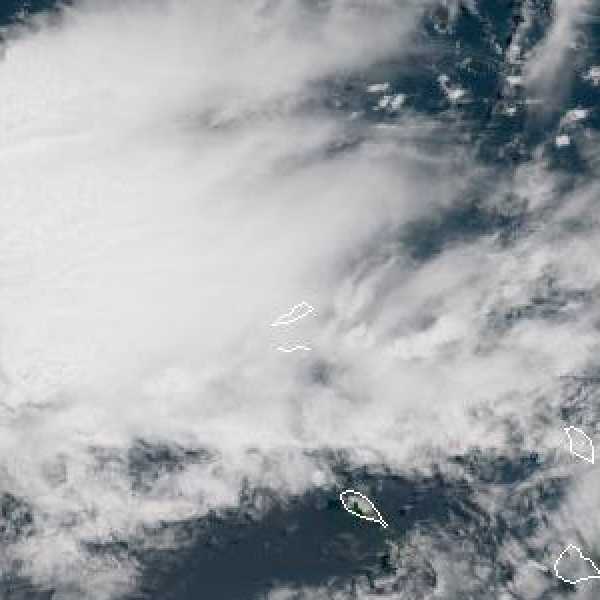 météo tropicale : Image satellite .