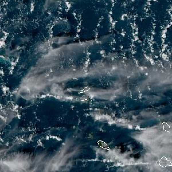 météo tropicale : Image satellite .