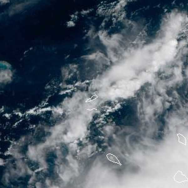météo tropicale : Image satellite .
