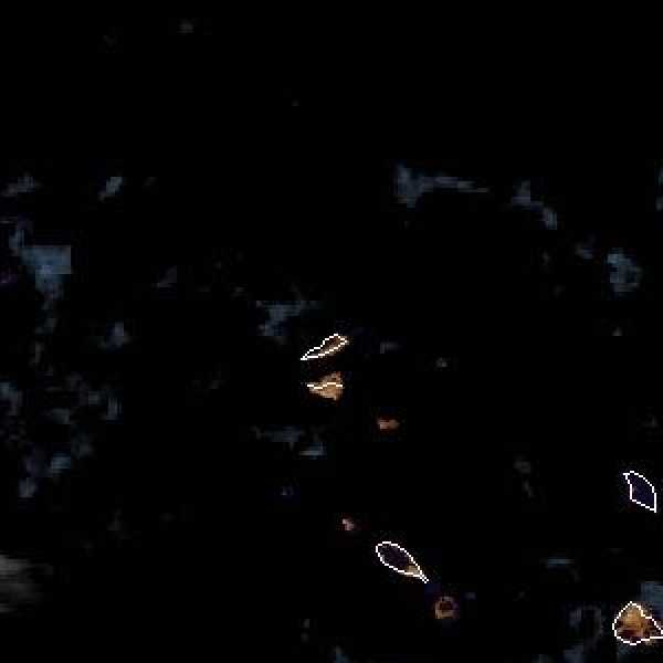 météo tropicale : Image satellite .