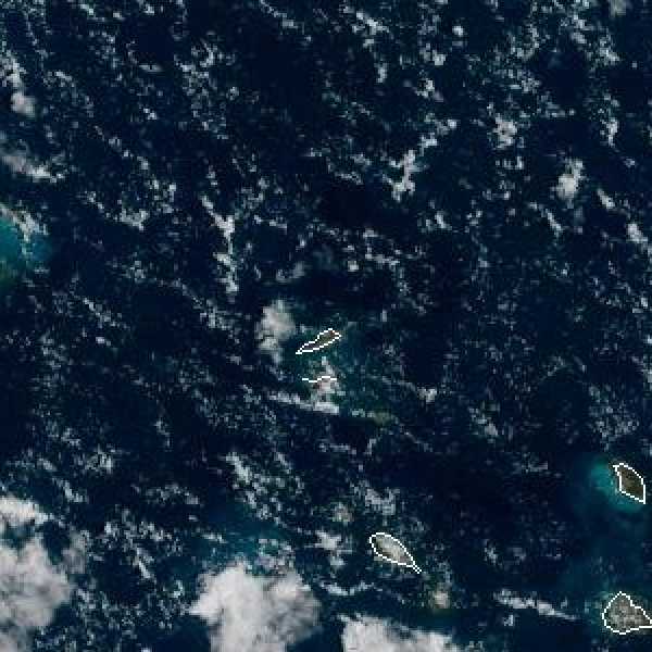 météo tropicale : Image satellite .