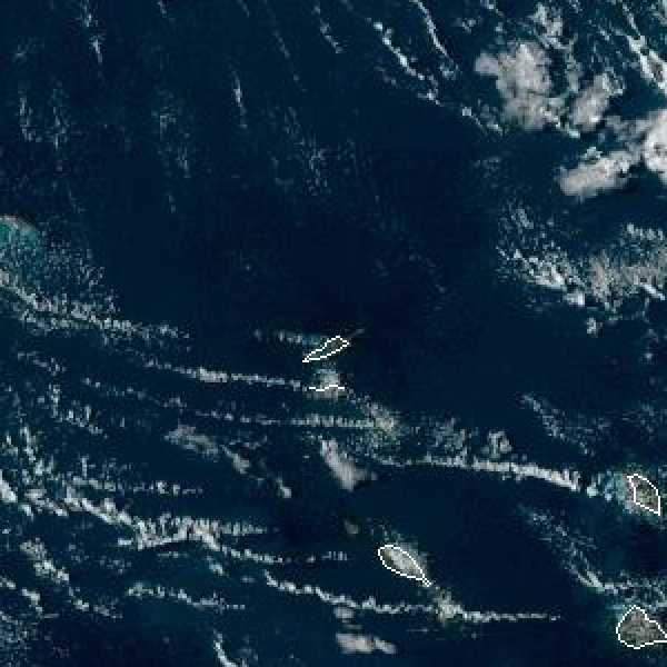 météo tropicale : Image satellite .