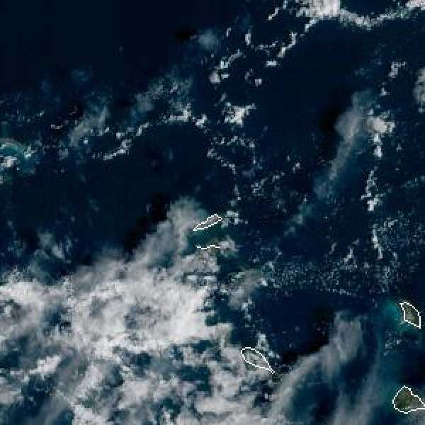 météo tropicale : Image satellite .
