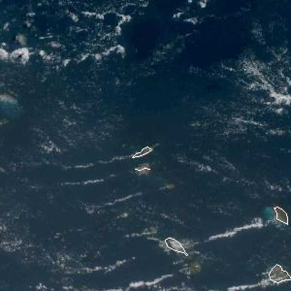 météo tropicale : Image satellite .