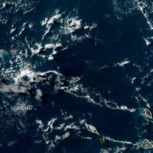 météo tropicale : Image satellite .