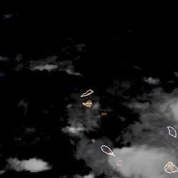 météo tropicale : Image satellite .