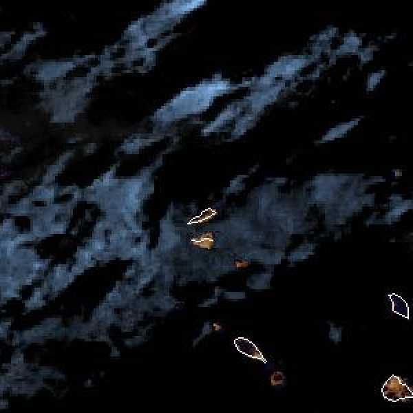 météo tropicale : Image satellite .