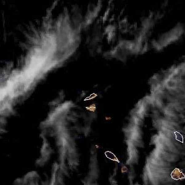 météo tropicale : Image satellite .