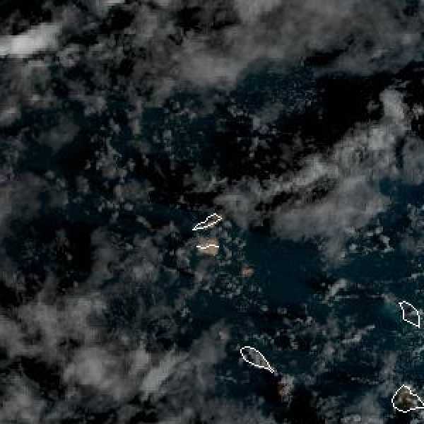 météo tropicale : Image satellite .