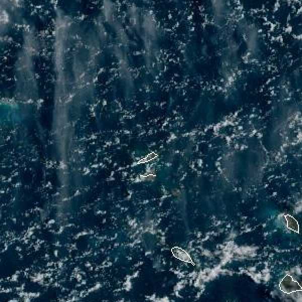 météo tropicale : Image satellite .