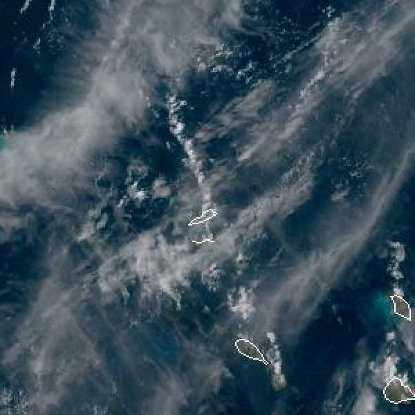 météo tropicale : Image satellite .