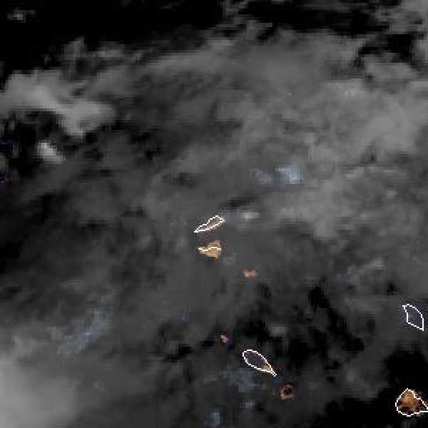 météo tropicale : Image satellite .