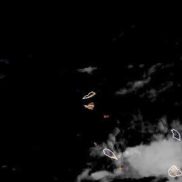 météo tropicale : Image satellite .