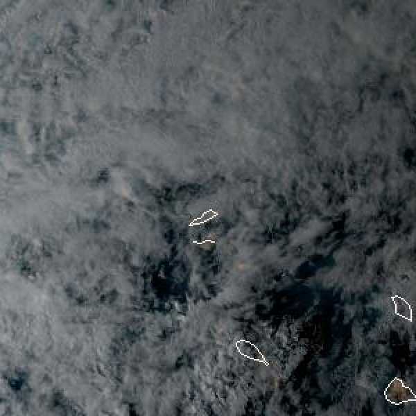 météo tropicale : Image satellite .