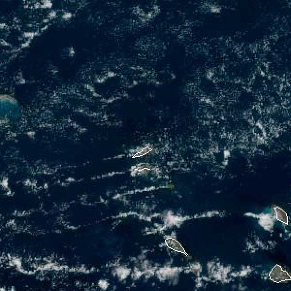 météo tropicale : Image satellite .