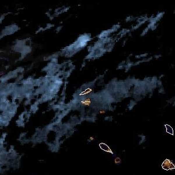 météo tropicale : Image satellite .