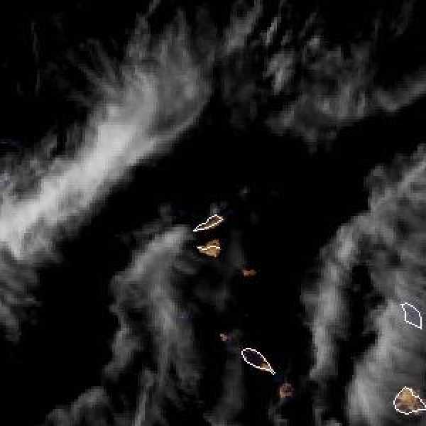 météo tropicale : Image satellite .