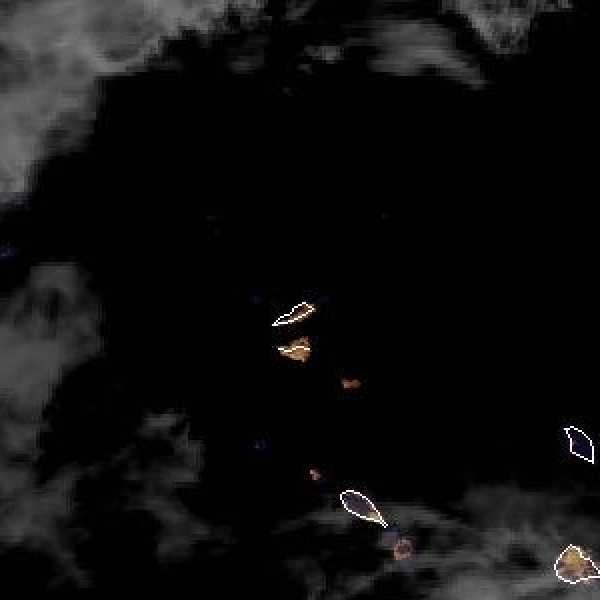 météo tropicale : Image satellite .