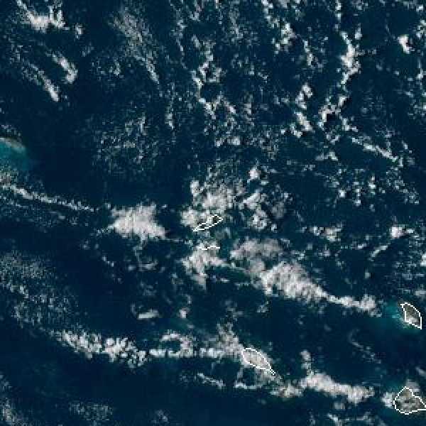 météo tropicale : Image satellite .