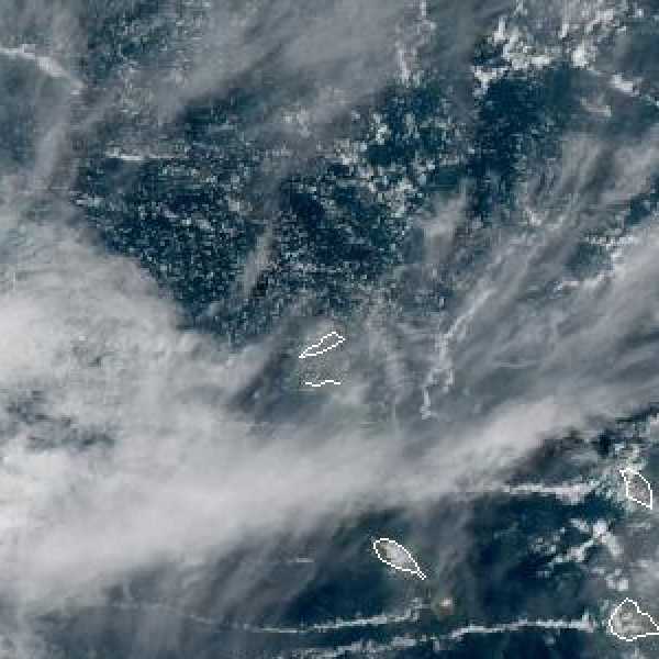 météo tropicale : Image satellite .