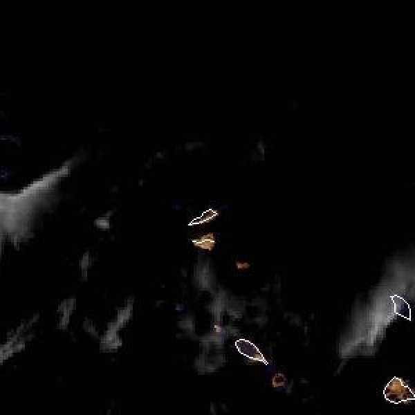 météo tropicale : Image satellite .