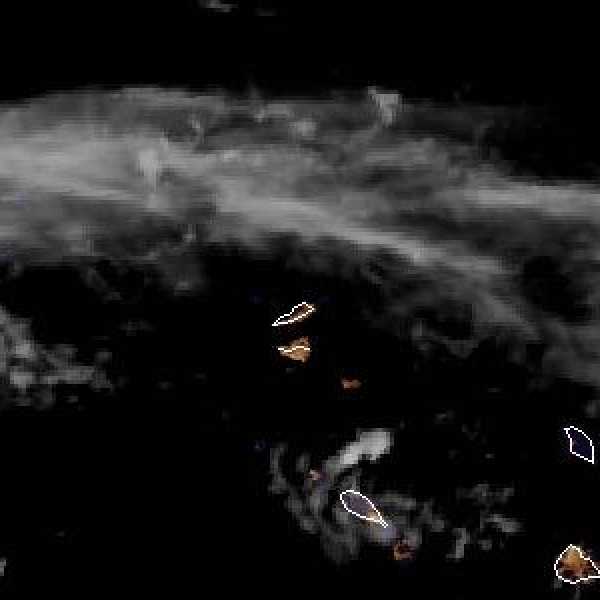 météo tropicale : Image satellite .