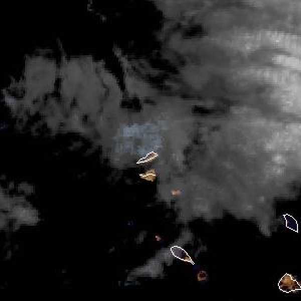 météo tropicale : Image satellite .