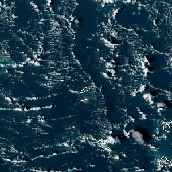 météo tropicale : Image satellite .