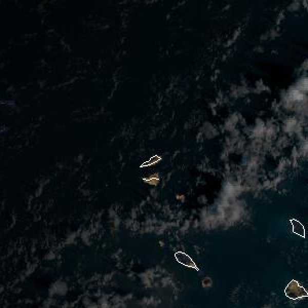 météo tropicale : Image satellite .