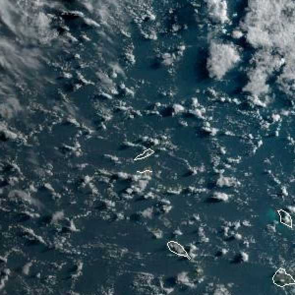 météo tropicale : Image satellite .