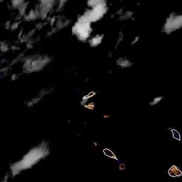 météo tropicale : Image satellite .