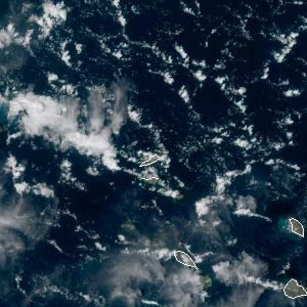 météo tropicale : Image satellite .