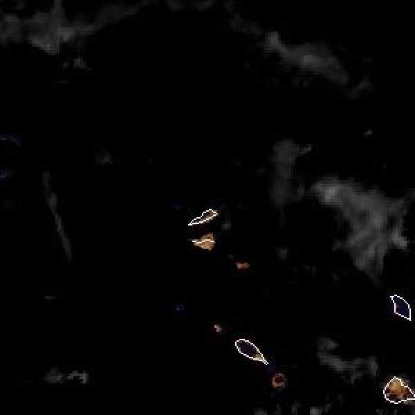 météo tropicale : Image satellite .