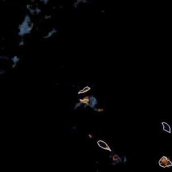 météo tropicale : Image satellite .