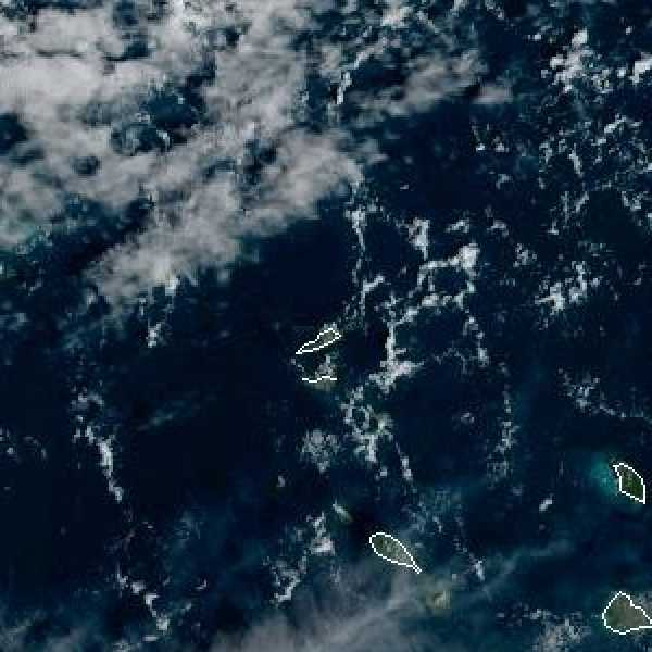 météo tropicale : Image satellite .